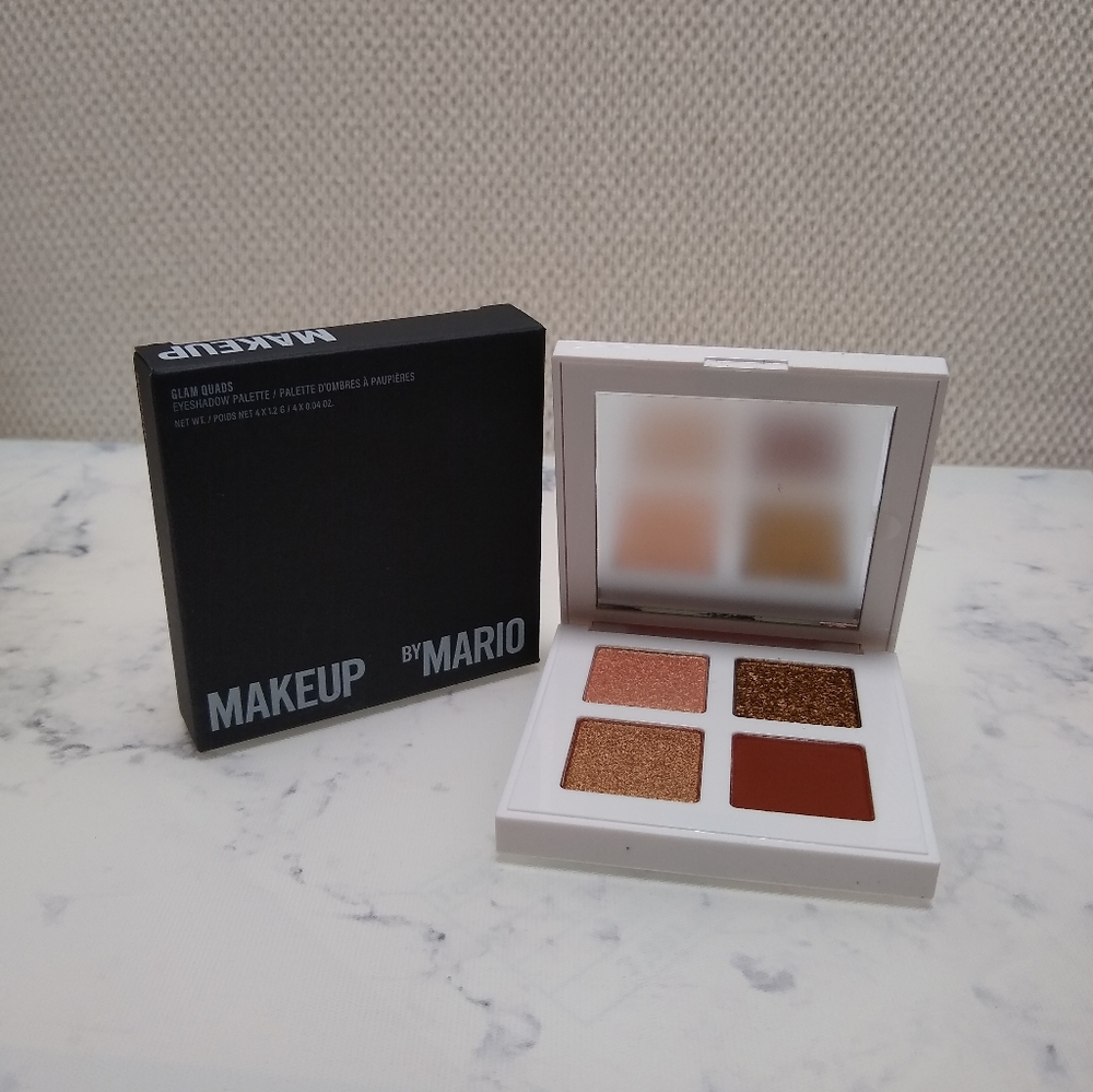 MakeUp By Mario Glam Quad Eyeshadow Palette in Bronzey Glam